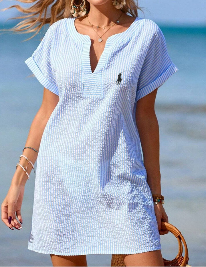 Essential Tunic Dress + Riviera Tote by Ꮢ. Ꮮаᴜгеn